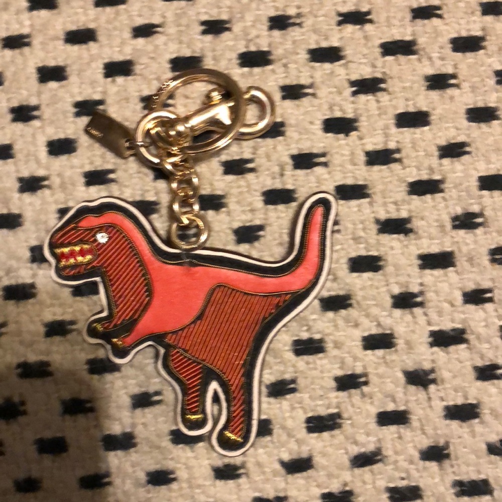 Coach bag charm